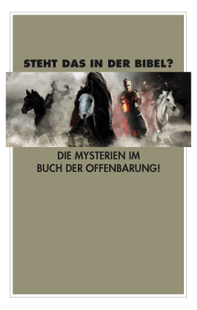 Die Mysterien Im Buch der Offenbarung!